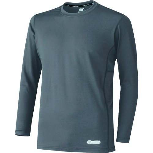 ミドリ安全 ベルデクセル 男女共用 長袖クールコアTシャツ VEC211上 グレー M VEC211UEM【送料無料】 5,942円