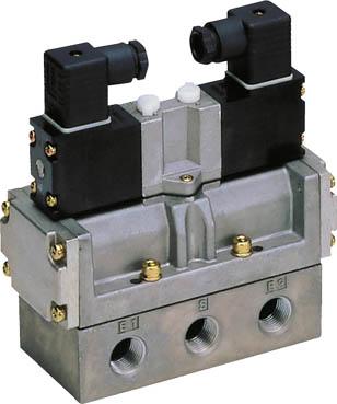 ＣＫＤ 4Ｆシリーズパイロット式5ポート弁セレックスバルブ【4F420-08-AC200V】(空圧・油圧機器・電磁弁)【送料無料】