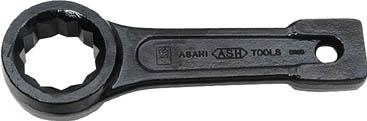 ＡＳＨ 打撃めがねレンチ77ｍｍ【DR0077】(レンチ・スパナ・プーラ・フレアナットレンチ)【送料無料】