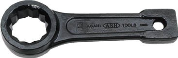 ＡＳＨ 打撃めがねレンチ90ｍｍ【DR0090】(レンチ・スパナ・プーラ・フレアナットレンチ)【送料無料】