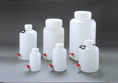 瑞穂 広口瓶コック付100Ｌ【298】(ボトル・容器・ビン)【送料無料】