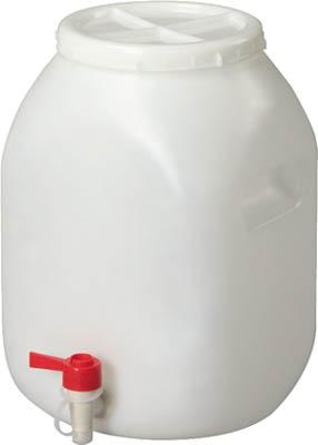瑞穂 正角広口コック付20Ｌ【369】(ボトル・容器・ポリ缶)【送料無料】