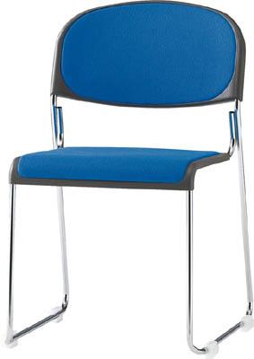 ＴＯＫＩＯ ミーティングチェア（スタッキング） 布 クリアブルー【FNM-10-CBL】(オフィス家具・会議用チェア)【送料無料】