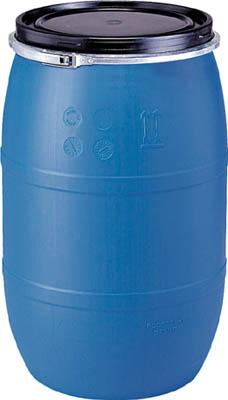 サンコー プラドラムオープンタイプＰＤＯ120Ｌ−1青【SKPDO-120L-1-BL】(壜・入れもの・ドラム缶)【貨物輸送無料】