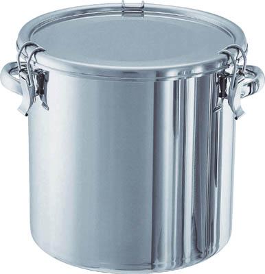 日東 ステンレスタンク ストレートクリップ式密閉タンク（フタ付） 20Ｌ【CTH-30】(ボトル・容器・ステンレスタンク)【送料無料】