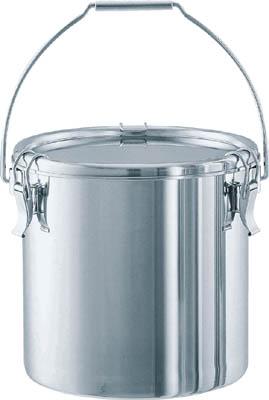 日東 ステンレスタンク テーパー付吊下げ密閉タンク（フタ付） 20Ｌ【TP-CTB-30】(ボトル・容器・ステンレスタンク)【送料無料】