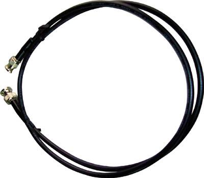 テイシン電機 ＢＮＣ付同軸ケーブル5ｍ ＢＮＣプラグ両端付 3Ｃ−2Ｖ【CCA-9-050A】(電設配線部品・電線)【送料無料】の通販は 7,000円