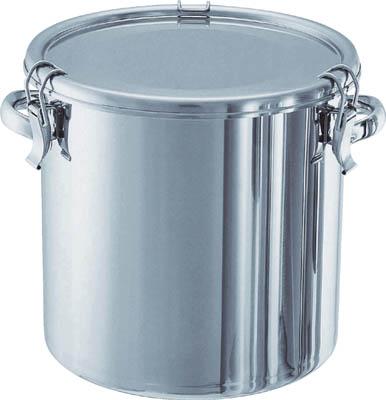 日東 ステンレスタンク ストレートクリップ式密閉タンク（フタ付） 36Ｌ【CTH-36】(ボトル・容器・ステンレスタンク)【送料無料】