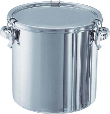 日東 ステンレスタンク ストレートクリップ式密閉タンク（フタ付） 45Ｌ【CTH-39】(ボトル・容器・ステンレスタンク)【送料無料】