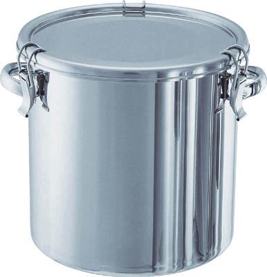 日東 ステンレスタンク ストレートクリップ式密閉タンク（フタ付） 65Ｌ【CTH-43】(ボトル・容器・ステンレスタンク)【送料無料】