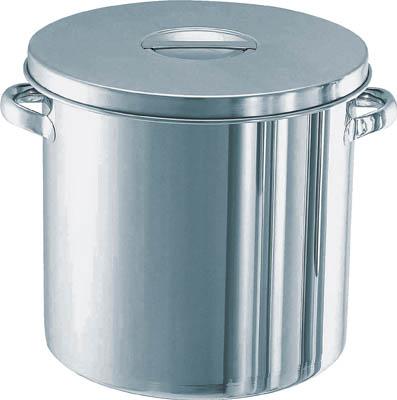 日東 ステンレス鋼貯蔵タンク 引っ切りない取って置く用貯蔵タンク（フタ付） 25Ｌ【ST-33】(壜・入れもの・ステンレス鋼貯蔵タンク)【貨物輸送無料】