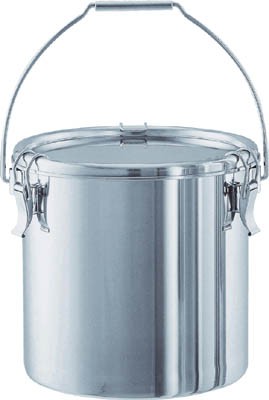 日東 ステンレスタンク ストレートクリップ式吊下げ密閉タンク（フタ付） 7Ｌ【CTB-21】(ボトル・容器・ステンレスタンク)【送料無料】の通販は