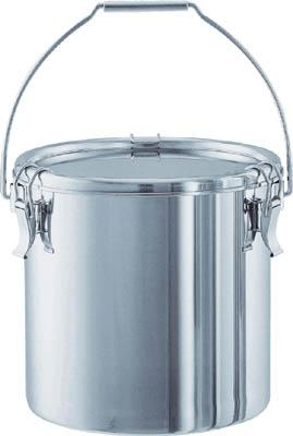 日東 ステンレスタンク ストレートクリップ式吊下げ密閉タンク（フタ付） 15Ｌ【CTB-27】(ボトル・容器・ステンレスタンク)【送料無料】