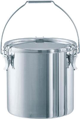 日東 ステンレスタンク テーパー付吊下げ密閉タンク（フタ付） 15Ｌ【TP-CTB-27】(ボトル・容器・ステンレスタンク)【送料無料】