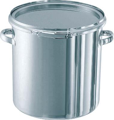 日東 ステンレスタンク ストレートレバーバンド式密閉タンク（フタ付） 65Ｌ【CTL-43】(ボトル・容器・ステンレスタンク)【送料無料】