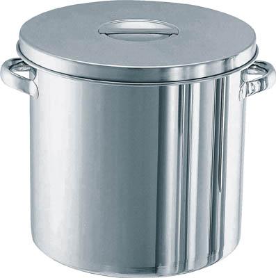 日東 ステンレスタンク テーパー付貯蔵用タンク（フタ付） 20Ｌ【TP-ST-30】(ボトル・容器・ステンレスタンク)【送料無料】の通販は 17,490円