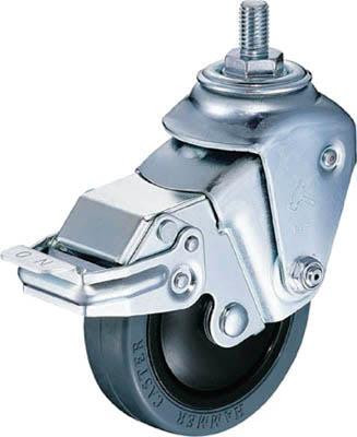ハンマー クッションねじ式自在ＳＰ付ゴム車Ｍ12ＸＰ1．75線径2．6ｍｍ【935BEA-FR100-M12-26-BAR01】【送料無料】