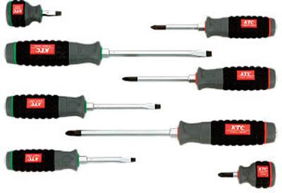 ＫＴＣ 樹脂柄ドライバセット貫通タイプ［8本組］【TPMD18】(ドライバー・六角棒レンチ・樹脂柄ドライバー)【送料無料】の通販は