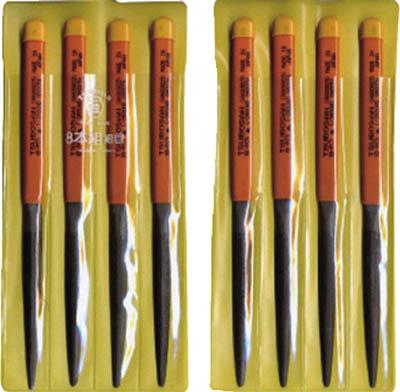ツボサン 組ヤスリ 8本組 半丸 細目【HA008-03】(研削研磨用品・ヤスリ)【送料無料】