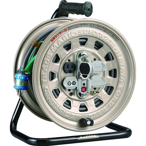 ハタヤ サンタイガーリール 単相100Ｖアース付 30ｍ サーモカット付【TGT-301KGX】【送料無料】
