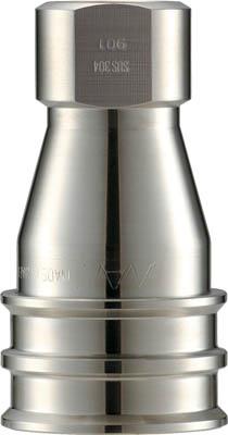 ナック　クイックカップリング　Ｓ・Ｐ型　ステンレス製　オネジ取付用プラグ　Ｒ１　１／４　　CSP10P3　364-4103 ナック クイックカップリング Ｓ・Ｐ型 ステンレス製 オネジ取付用 TR