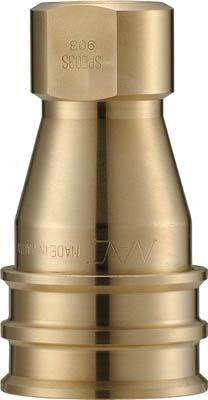 ナック クイックカップリング ＳＰＥ型 真鍮製 大流量型 オネジ取付用【CSPE06S2】(流体継手・チューブ・カップリング)【送料無料】の通販は