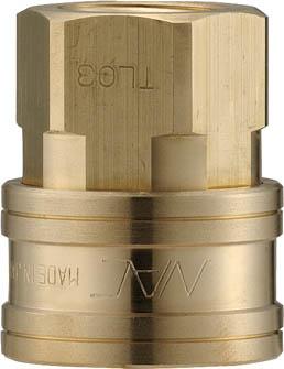 ナック クイックカップリング ＴＬ型 真鍮製 オネジ取付用【CTL06SF2】(流体継手・チューブ・カップリング)【送料無料】