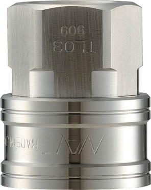 ナック クイックカップリング ＴＬ型 ステンレス製 オネジ取付用【CTL08SF3】(流体継手・チューブ・カップリング)【送料無料】の通販は