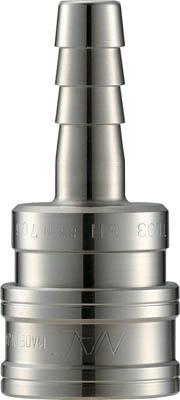 ナック クイックカップリング ＴＬ型 ステンレス製 ホース取付用【CTL12SH3】(流体継手・チューブ・カップリング)【送料無料】