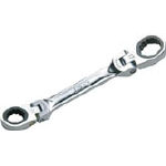 ＫＴＣ ショートラチェットめがねレンチ（両頭首振りタイプ） 16Ｘ18ｍｍ【MR1S-1618F】【送料無料】の通販は