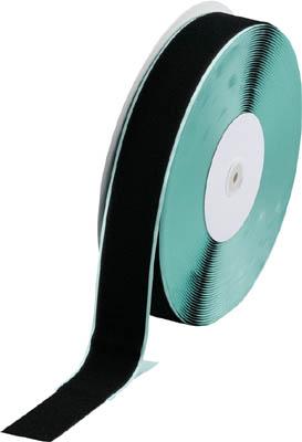 ＴＲＵＳＣＯ マジックテープ 糊付Ａ側 幅50ｍｍＸ長さ25ｍ 黒【TMAN-5025-BK】(梱包結束用品・結束バンド)【送料無料】の通販は