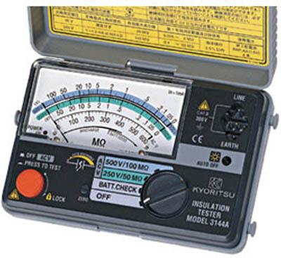 ＫＹＯＲＩＴＳＵ 2レンジ小型絶縁抵抗計【MODEL3145A】(計測機器・電気測定器)【送料無料】の通販は