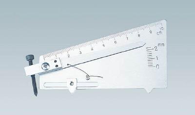 ＴＲＵＳＣＯ 溶接ゲージ 精密アンダーカット測定用 1目盛0．2ｍｍ【TWGU-2S】(測定工具・ゲージ)【送料無料】