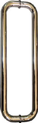 ＭＫ ステンＯ型ハンドル 25φ×600ｍｍ クローム【G-470-609】(建築金物・工場用間仕切り・引戸用取手)【送料無料】