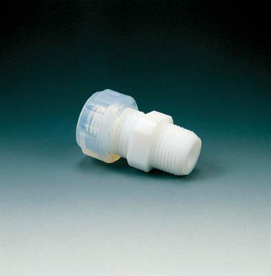 フロンケミカル ハーフオスジョイントＩ型中間止10φ【NR0062-03】(理化学・クリーンルーム用品・特殊継手)【送料無料】