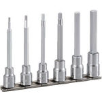 ＴＯＮＥ ロングヘキサゴンソケットセット（ホルダー付） 6ｐｃｓ【HH306L】(レンチ・スパナ・プーラ・ヘキサゴンソケット)【送料無料】
