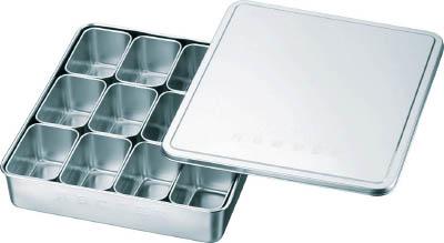 スギコ 18−8検食用容器 田型日付入 12個入 327×286×63【KS-001】(ボトル・容器・バット・ボール)【送料無料】