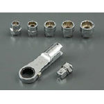 ＫＴＣ 交換式用 ラチェットめがねヘッドセット［7点組］【TGX13MR147】(計測機器・トルク機器)【送料無料】の通販は