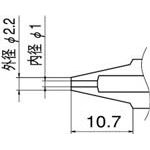 白光 ノズル 1．0ｍｍ【N1-10】(はんだ・静電気対策用品・はんだ除去器)【送料無料】