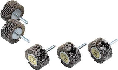 TRUSCO ミラクルフラップホイール 外径60X厚25X軸6 5個入 40♯【MR6025 40】(研削研磨用品・フラップ軸付ホイール)【送料無料】