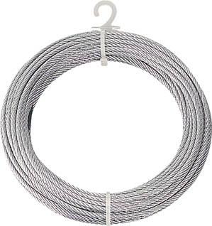 ＴＲＵＳＣＯ メッキ付配線縄索 Φ9粍Ｘ30ｍ【CWM-9S30】(組み上げる鉄器・工業プラント用中仕切り・配線縄索)【貨物輸送無料】