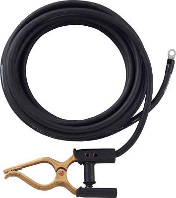 ＴＲＵＳＣＯ キャブタイヤケーブル アースクリップ丸端子付 10ｍ【TCT-2210KE】(溶接用品・電気溶接用品)【送料無料】の通販は 14,314円