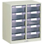 ＴＲＵＳＣＯ バンラックケースＥ型 2列5段【E-25】(工場用保管設備・小型パーツケース)【送料無料】