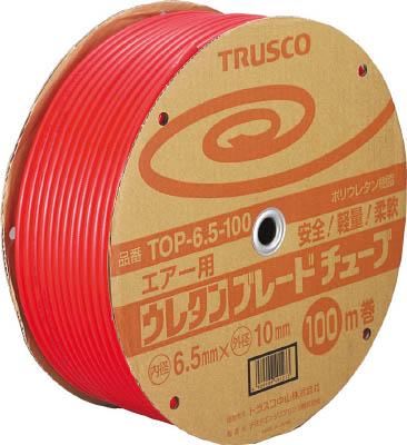 ＴＲＵＳＣＯ ウレタンブレードチューブ 8．5Ｘ12．5 100ｍ 赤【TOP-8.5-100】(流体継手・チューブ・エアチューブ・ホース)【送料無料】