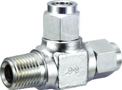 ＴＲＵＳＣＯ ＳＵＳメイルランティ 適用チューブ径10Ｘ8 ねじＲ3／8【TS10-03RT】(管工機材・小径配管継手)【送料無料】