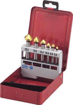 ＴＲＵＳＣＯ カウンターシンクセット チタンコーティング 6本組【TSCSC】(面取り工具・カウンターシンク)【送料無料】の通販は 26,468円