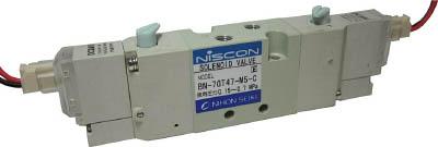 日本精器 4方向電磁弁Ｍ5ダブルＡＣ200Ｖ7ＧＴ【BN-7GT47-M5-C-E200】(空圧・油圧機器・電磁弁)【送料無料】