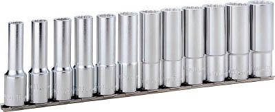 ＴＯＮＥ ディープソケットセット（12角・ホルダー付） 12ｐｃｓ【HDL412】(レンチ・スパナ・プーラ・ソケット)【送料無料】の通販は 13,700円