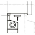 京セラ 溝入れ用ホルダ 【KGMR2020K-4】(旋削・フライス加工工具・ホルダー)【送料無料】