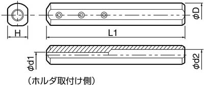 京セラ 内径加工用ホルダ【SH1020-120】(旋削・フライス加工工具